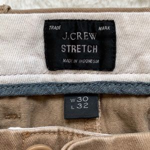 J crew skinny stretch khakis